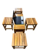 KAYIN AHŞAP UZUN TABURE 72CM - 3