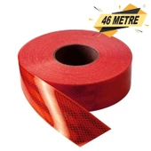 Reflektörlü Reflektif Fosforlu Şerit Bant Petekli Reflekte İkaz Bandı 46 METRE - 2