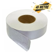 Reflektörlü Reflektif Fosforlu Şerit Bant Petekli Reflekte İkaz Bandı 46 METRE - 3