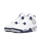 Nike Air Jordan 4 Retro White Midnight Navy thumbnail 6