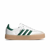 Adidas Sambae White Collegiate Green Gum Womens thumbnail 1