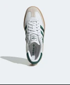 Adidas Sambae White Collegiate Green Gum Womens thumbnail 4