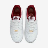 Nike Air Force 1 Low '07 SE Just Do It Summit White Team Red Womens thumbnail 3