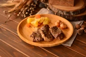Bambum Penne Yuvarlak Tabak 25 Cm - 1