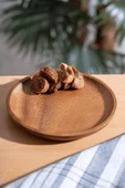 Akasya Tabak - Yuvarlak Servis Pasta Tabağı 15 cm - 5