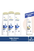 Dove Ultra Care Saç Bakım Şampuanı Yoğun Onarıcı Yıpranmış Saçlar 400 ml X3 - 1