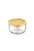 Mien Duo Bambu OYUK Kapaklı Cam Saklama Kabı 300 Ml - 2
