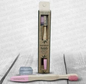 Bambum Salute - Bambu Diş Fırçası Çocuk Pembe - 1