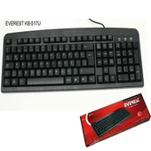 EVEREST KB-517U Q Usb Standart Siyah Klavye - 1