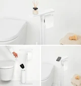 Brabantia Mındset Fresh Whıte Standlı Organizer, Tuvalet Kağıdı Tutucusu Ve Tuvalet Fırçası thumbnail 6