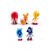 Sonic Oyuncak 5 Li Set Figür Sonic Karakterleri - 1