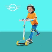 Lisanslı 3 Tekerlekli Katlanabilir Ayarlanabilir Işıklı 50 kg Taşıma Kapasiteli Scooter Yeşil - 2