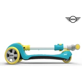 Lisanslı 3 Tekerlekli Katlanabilir Ayarlanabilir Işıklı 50 kg Taşıma Kapasiteli Scooter Yeşil - 5