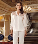 LOWELA PARİS 3006 Penye Uzun Gecelikli 6 Lı Çeyiz  SETİ thumbnail 3