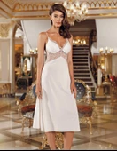 LOWELA PARİS 3006 Penye Uzun Gecelikli 6 Lı Çeyiz  SETİ thumbnail 5