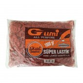 GUMİ LASTİK İTHAL SÜPER MAYDANOZ, ISPANAK, PIRASA, AMBALAJ, PARA LASTİĞİ 4 NO KIRMIZI 1KG - 1