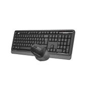 A4 TECH FG1035 GRİ Q MM 2.4G KABLOSUZ KLAVYE MOUSE SET - 1