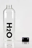 H2O Borosilikat Cam Matara 1L Vakum Kapaklı Su Şişesi Suluk 1000 Ml - 2