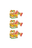 SAADET Ekşiyüz Sakız 100 Adet Tutti Fruitti 3 Paket - 1