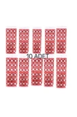 AE Market 12 Yaş 18x8li Kapsül Mermi Şeridi - 10 Adet - Toplam 1728 Adet Atış Yeşil - 1