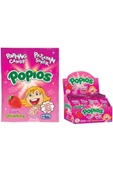 Hleks Popios Patlayan Şeker Popping Candy 40 Adet 4 Gr Çilek Aromalı Boya Koruyucu İçermez - 1