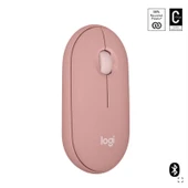LOGITECH PEBBLE 2 M350S KABLOSUZ BLUETOOTH SESSİZ OPTİK MOUSE PEMBE 910-007014 - 2