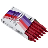 Brons Tebeşir Yuvarlak Yağlı Kırmızı 12 Lİ BR-255 - 1