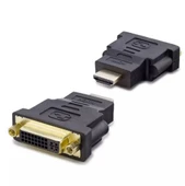 HADRON HDX1255 HDMI (M) TO DVI (F) ADAPTÖR 24+5 SİYAH - 1