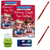 Yeni müfredat küçük boy klavuz çizgili güzel yazı defteri ve jumbo ilk kalemim seti  48 syf. - 1