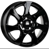 CMS-1059-11 6.0x15" -4x98 ET35 58.1 Complete Black Gloss Jant (4 Adet) - 1