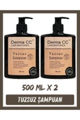 DERMA CC LABORATORIES Tuzsuz Şampuan 500 ml x 2 Adet %0 Tuz - 1
