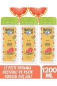 LE PETİT MARSEİLLAİS Organik Greyfurt ve Kekik Duş Jeli 400ml X 3 Adet - 1