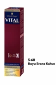 VİTAL Saç Boyası 5-68 Koyu Bronz Kahve - 1