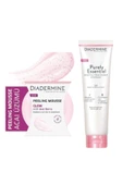 DİADERMİNE Naturally Köpük Peeling Işıltı Veren 75 ml + Makyaj Temizleme Köpüğü 150 ml - 1
