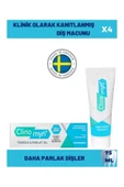 CLİNOMYN Fresh Diş Beyazlatan Ve Parlatan Jel Diş Macunu 75 ml X 4 Adet - 1