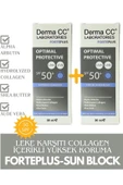 DERMA CC LABORATORIES Güneş Kremi SPF50+ FORTE PLUS Yüksek Koruma Katmanlı Koruyucu 50ml X 2 Adet - 1