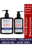 DERMA CC LABORATORIES S.O.S Acil Onarım Losyonu 500+200 ml - Ultra Besleyici Losyon - 1