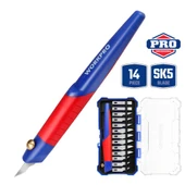 WORKPRO WP219005 14 Parça Profesyonel Hobi Maket Bıçağı Seti thumbnail 1