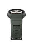Spigen Apple Watch 45mm (Seri 9/8/7) Kılıf & Kordon Kayış Rugged Armor Pro Charcoal Gray - ACS00819 - 4