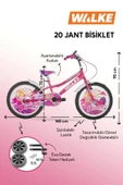 Mito 20 Jant Çocuk Bisikleti Pembe Eva Destek Tekeri Hediyeli 7-10 Yaş - 2