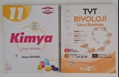 BİYOTİK VE PALME YAYINLARI TYT VE 11.SINIF BİYOLOJİ - KİMYA SORU BANKASI ( 2.EL ) - 1