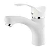 Gms Akdeniz Mix Lavabo Bataryası (Beyaz-Krom) AKD400K - 1