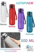Uzspace 500 ML Kaydırmaz Maksimum Tutuş Destekli Tritan Su Matarası -FFUZ1215 thumbnail 7