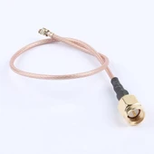 15cm Sma Erkek Ipex1 Mhf1 RF Bağlantı Kablosu  Altın Kaplama Soket Konnektör Koaksiyel Kablo UFL U.FL IPX IPEX Mini PCIe 1.13 Wifi Gsm Gps - 6