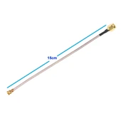 15cm Sma Erkek Ipex1 Mhf1 RF Bağlantı Kablosu  Altın Kaplama Soket Konnektör Koaksiyel Kablo UFL U.FL IPX IPEX Mini PCIe 1.13 Wifi Gsm Gps - 8
