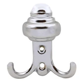 (5 ADET) Metal Krom Portmanto Vestiyer Duvar Askısı Dolap Elbise Kıyafet Askılığı Askılık thumbnail 2