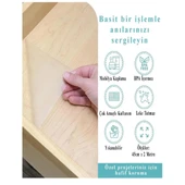 Dijifix Yapışkanlı Asetat 80micron 2mx45cm şeffaf 1 adet - 4