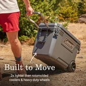 COLEMAN CONVOY 65 QT 61 LİTRE TEKERLEKLİ SOĞUTUCU BUZLUK GRİ RENK - 4