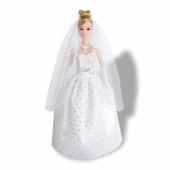 3381 SUN-RST-SIS-Gelinlikli Manken Bebek Alisha 29 cm - Sunman - 2