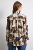 Batik Desen Vual Gömlek Haki - 6